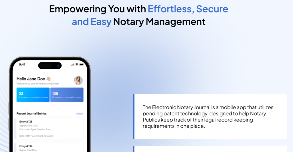 Notary Journal App helps with notary bonds renewal