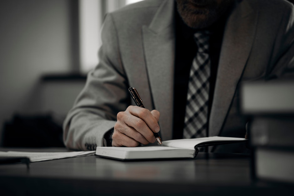 Notary correcting journal records using a digital notary journal app with secure and compliant record-keeping features